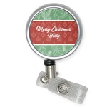 Christmas Holly Retractable Badge Reel (Personalized)