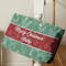 Christmas Holly Large Rope Tote - Life Style