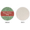 Christmas Holly Round Linen Placemats - APPROVAL (single sided)
