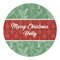 Christmas Holly Round Paper Coaster - Approval