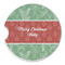 Christmas Holly Sandstone Car Coaster - Single (Personalized)