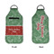 Christmas Holly Sanitizer Holder Keychain - Large APPROVAL (Flat)