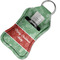Christmas Holly Sanitizer Holder Keychain - Small in Case