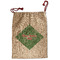 Christmas Holly Santa Sack - Front (Personalized)