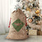 Christmas Holly Santa Bag - Front (stuffed)
