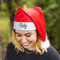 Christmas Holly Santa Hat - Lifestyle 2 (Emily)