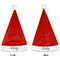 Christmas Holly Santa Hats - Front and Back (Double Sided Print) APPROVAL
