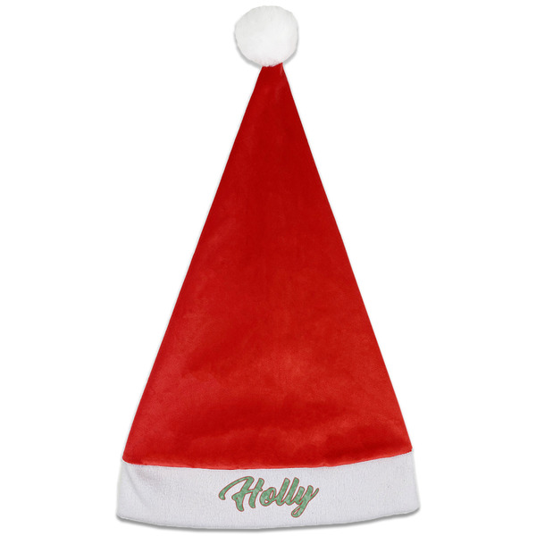 Custom Christmas Holly Santa Hat (Personalized)