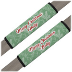 Christmas Holly Seat Belt Covers (Set of 2) (Personalized)