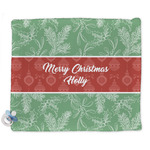 Christmas Holly Security Blanket - Single Sided (Personalized)