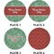 Christmas Holly Set of Appetizer / Dessert Plates (Approval)