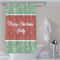 Christmas Holly Shower Curtain Lifestyle