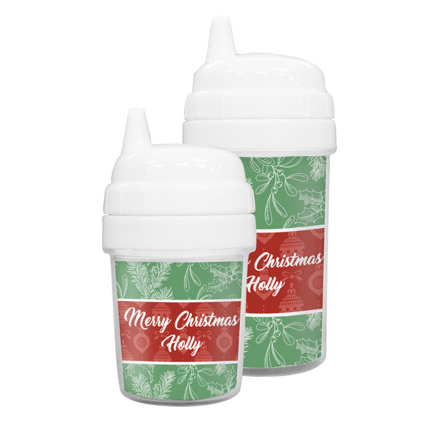 Christmas Holly Sippy Cups