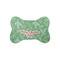 Christmas Holly Bone Shaped Dog Food Mat (Small) (Personalized)