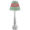 Christmas Holly Small Chandelier Lamp - LIFESTYLE (on candle stick)