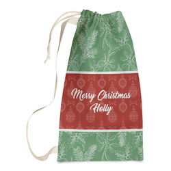 Christmas Holly Laundry Bags - Small (Personalized)