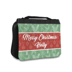 Christmas Holly Toiletry Bag - Small (Personalized)