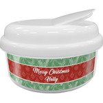 Christmas Holly Snack Container (Personalized)