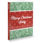 Christmas Holly Softbound Notebook - 5.75" x 8" (Personalized)