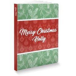 Christmas Holly Softbound Notebook (Personalized)