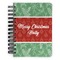 Christmas Holly Spiral Notebook - 5x7 w/ Name or Text