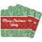 Christmas Holly Square Fridge Magnet - MAIN
