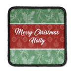 Christmas Holly Iron On Square Patch w/ Name or Text
