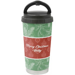 Christmas Holly Stainless Steel Coffee Tumbler (Personalized)