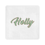 Christmas Holly Cocktail Napkins (Personalized)