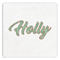 Christmas Holly Paper Dinner Napkin - Front View