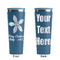 Christmas Holly Steel Blue RTIC Everyday Tumbler - 28 oz. - Front and Back