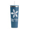 Christmas Holly Steel Blue RTIC Everyday Tumbler - 28 oz. - Front