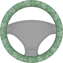 Christmas Holly Steering Wheel Cover (Personalized)