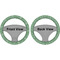 Christmas Holly Steering Wheel Cover- Front and Back