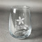 Christmas Holly Stemless Wine Glass - Engraved (Personalized)