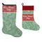 Christmas Holly Stockings - Side by Side compare