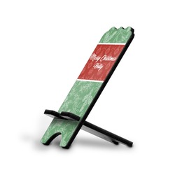 Christmas Holly Stylized Cell Phone Stand - Large (Personalized)