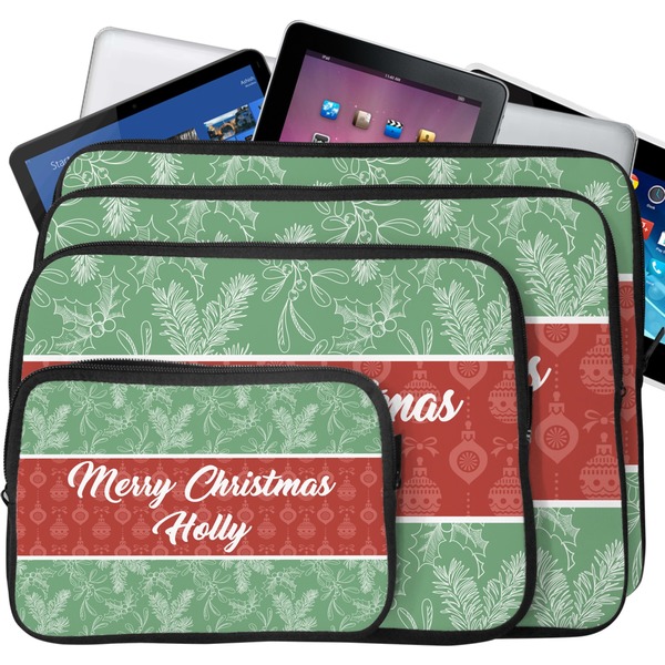 Christmas Holly Tablet & Laptop Case Sizes