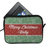 Christmas Holly Tablet Case / Sleeve - Small (Personalized)