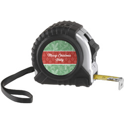 Christmas Holly Tape Measure (25 ft) (Personalized)
