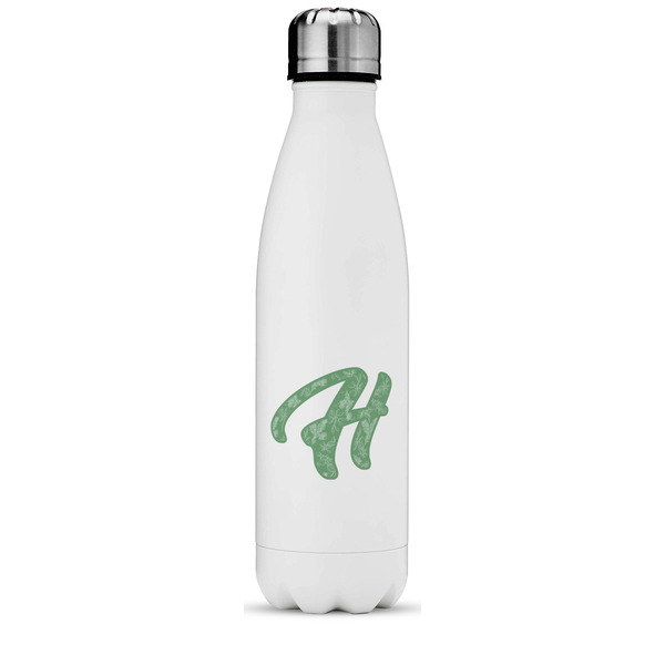 Custom Christmas Holly Water Bottle - 17 oz. - Stainless Steel - Full Color Printing (Personalized)