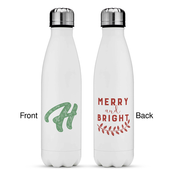 Christmas Holly Tapered Water Bottle - Apvl