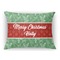 Christmas Holly Throw Pillow (Rectangular - 12x16)