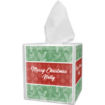 Christmas Holly Tissue Box Cover (Personalized)