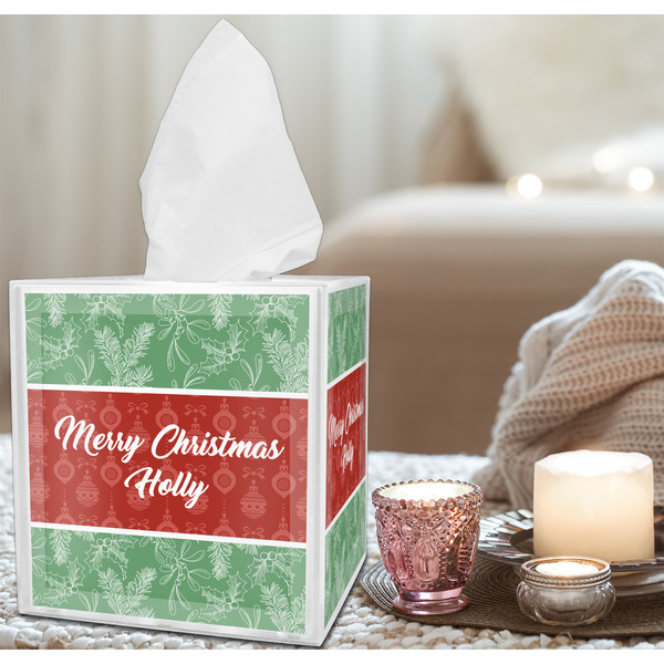 Christmas Holly Tissue Box - LIFESTYLE