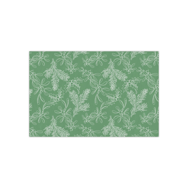 Custom Christmas Holly Tissue Paper Sheets - Small - Heavyweight