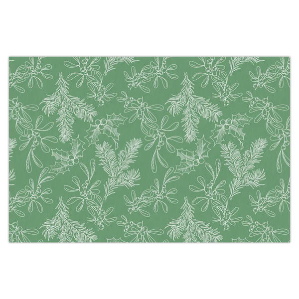 Custom Christmas Holly Tissue Paper Sheets - X-Large - Heavyweight