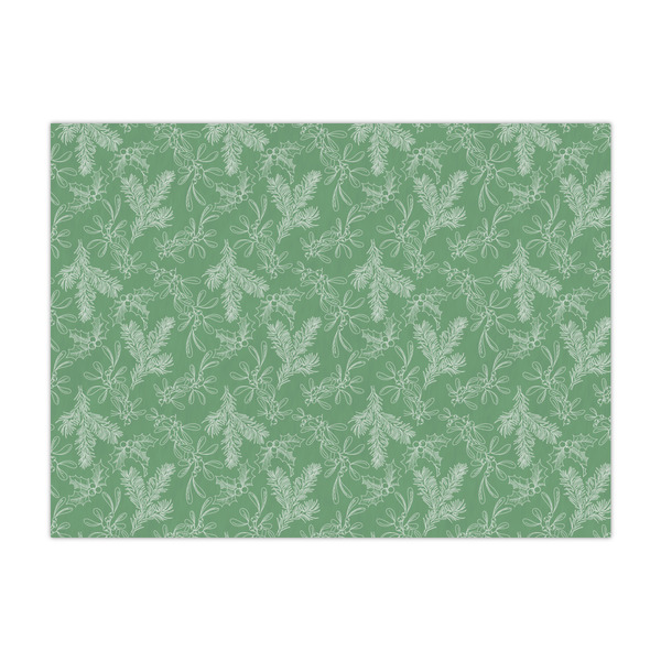 Custom Christmas Holly Tissue Paper Sheets - Large - Lightweight