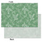 Christmas Holly Tissue Paper - Lightweight - Small - Front & Back