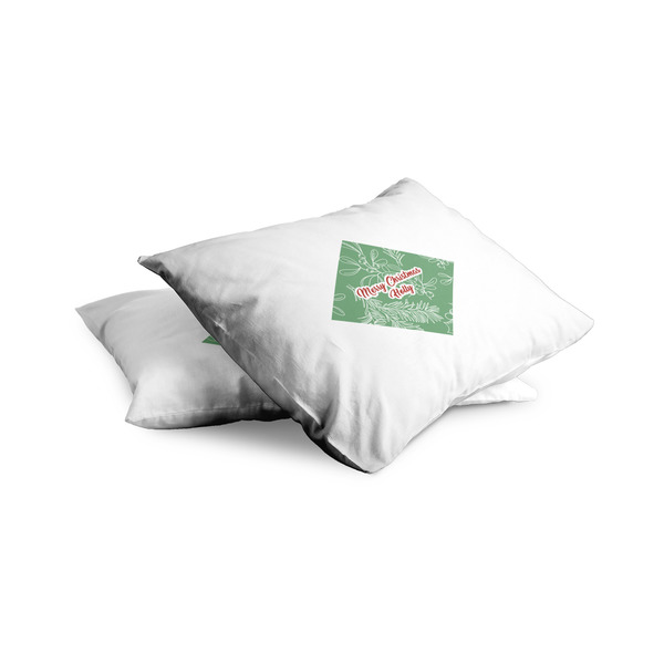 Christmas Holly Toddler Pillow Case - TWO (partial print)